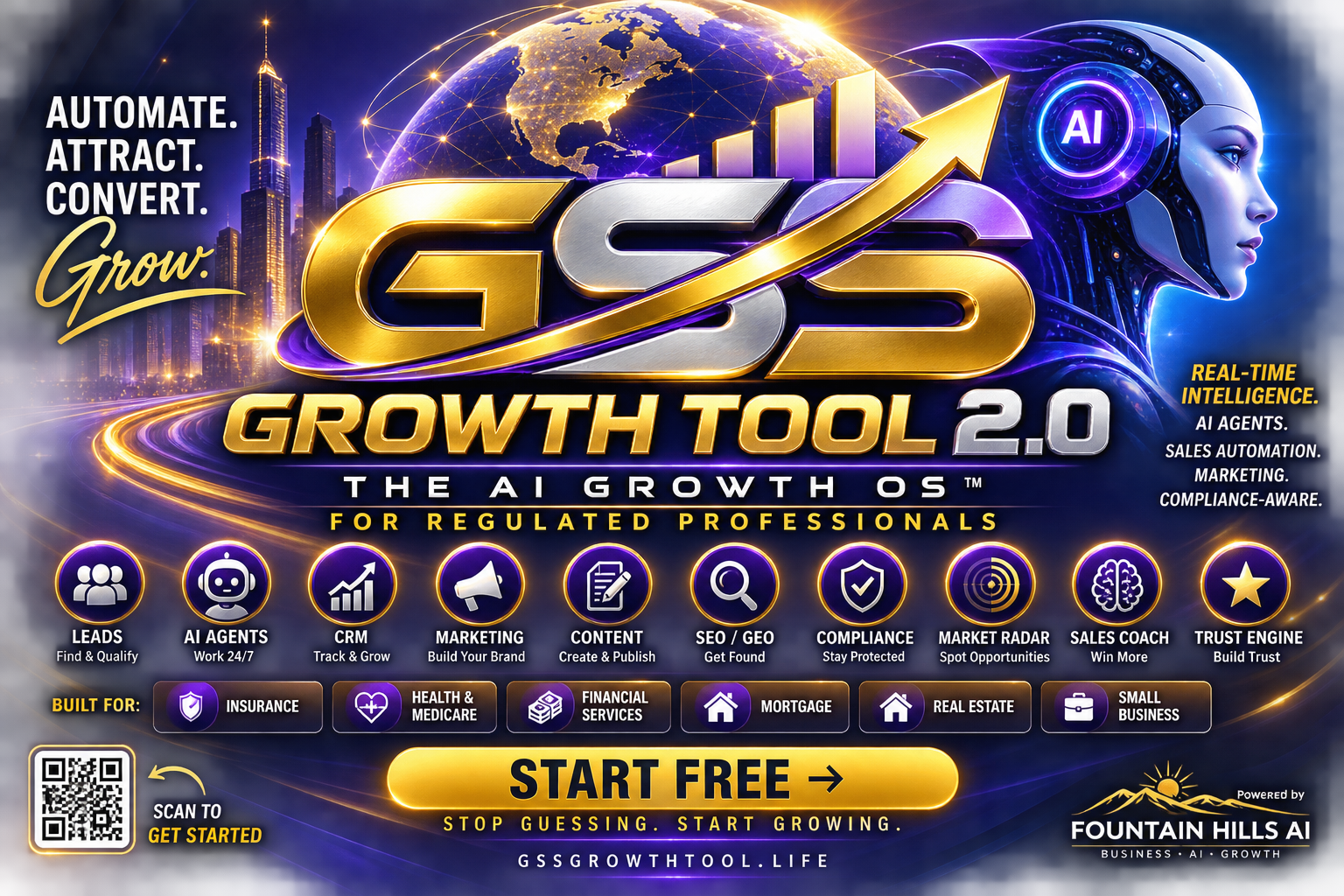 GSS Growth Tool 2.0 - The AI Growth OS for regulated professionals